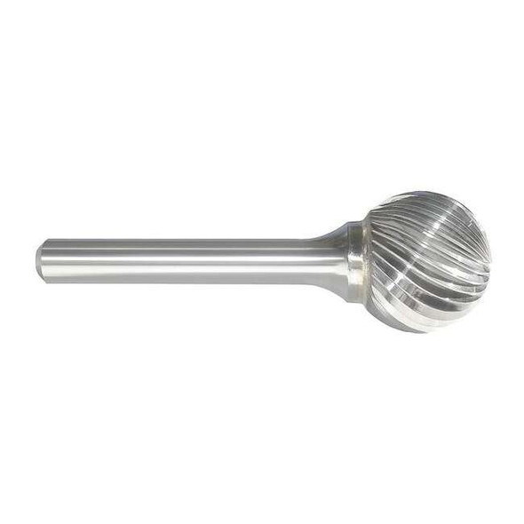 Manufacturer Varies Carbide Bur,Ball Shape,3/4 In,1/4 Shank 310-001095