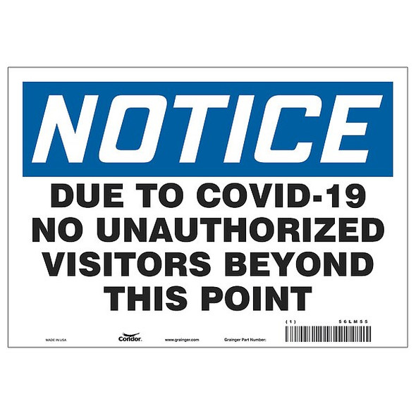 Condor Sign,Aluminum,7" H,10" W, HWN820A0710 HWN820A0710