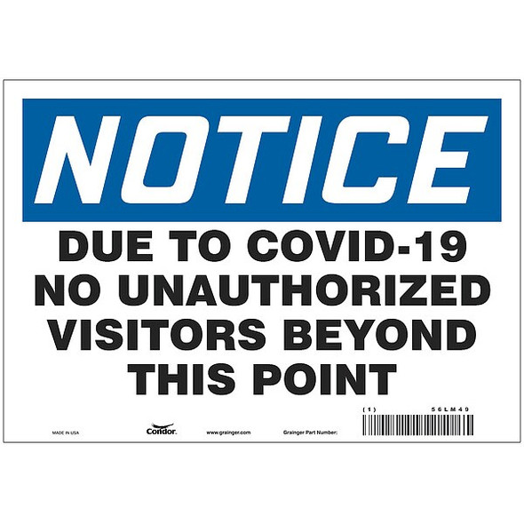 Condor Sign,Aluminum,,7" H,,10" W HWN822A0710 Condor Sign,Aluminum,,7" H,,10" W HWN822A0710