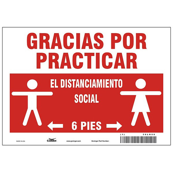 Condor Sign,Aluminum,,7" H,,10" W HWB744A0710 Condor Sign,Aluminum,,7" H,,10" W HWB744A0710