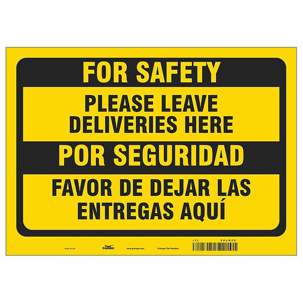 Condor Sign,Aluminum,,10" H,,14" W HWB748A1014 Condor Sign,Aluminum,,10" H,,14" W HWB748A1014