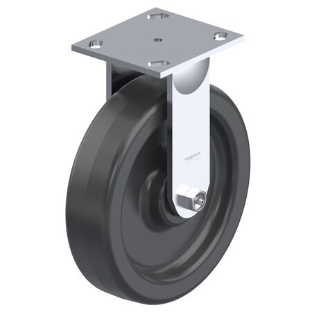NSF-Listed Plate Caster,1250 lb. Ld Rating,Roller