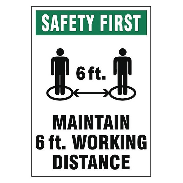 Manufacturer Varies Adhesive Safety Sign, S504-107-V S504-107-V