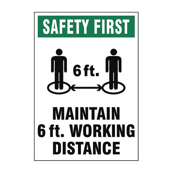 Manufacturer Varies Adhesive Safety Sign, S504-107-V S504-107-V