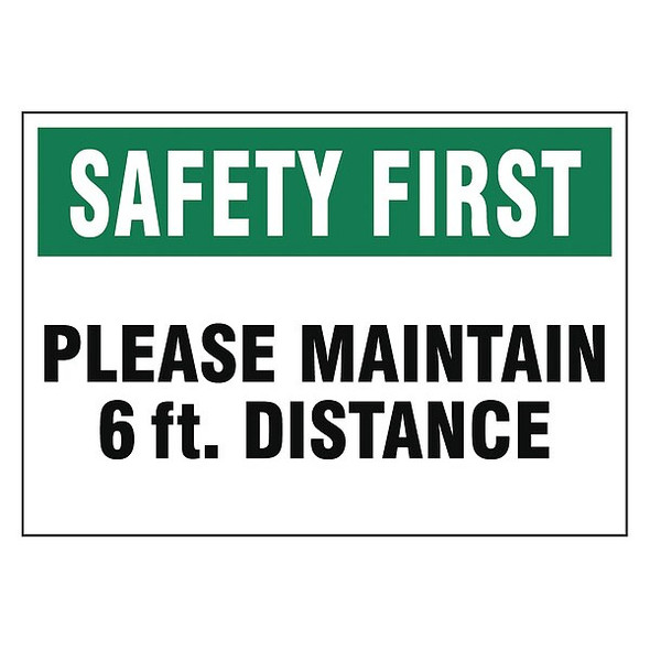 Manufacturer Varies Adhesive Safety Sign, S506-710-V S506-710-V