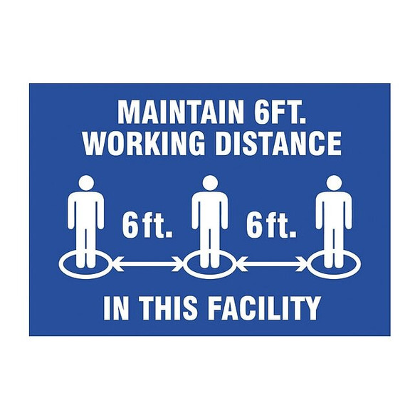 Manufacturer Varies Adhesive Safety Sign, B516-710-V B516-710-V