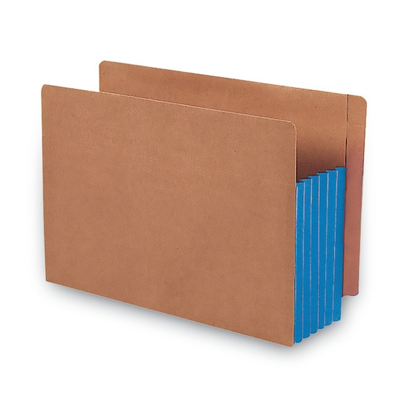 Smead Pocket Folder,End Tab,5.2",Blue,PK10 74689