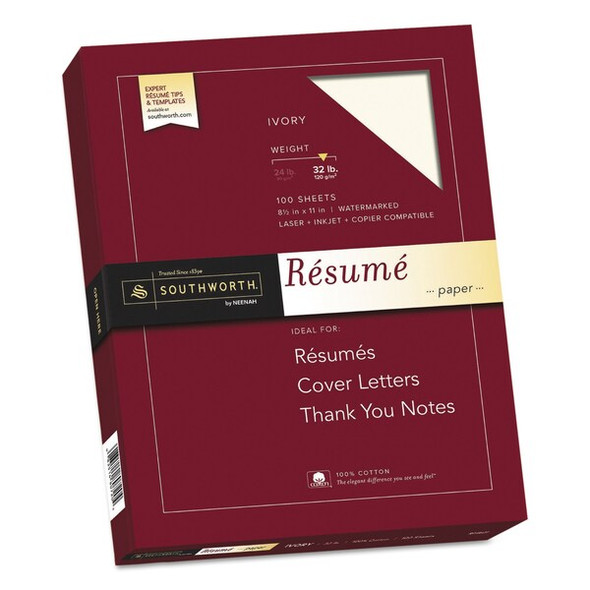 Southworth Paper,Ivory,No.32,PK100 RD18ICF