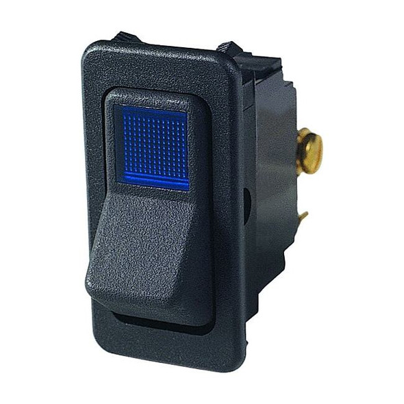 Eaton LightdRockerSwtch,NoLens,Blk,Off/MomOn 8005K37N113V52