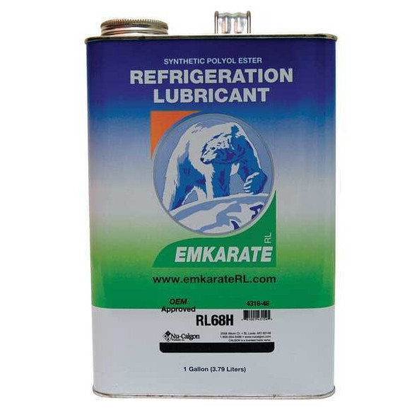 Nu-Calgon Refrigeration Lubricant,POE,1 gal 4316-46
