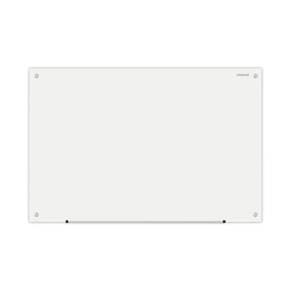 Universal Frameless Glass Marker Board,36"x24",Whi UNV43232 Universal Frameless Glass Marker Board,36"x24",Whi UNV43232