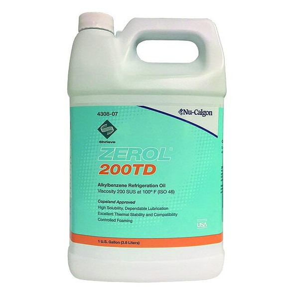 Nu-Calgon Synthetic Oil, 1 gal, Bottle, Clear 4308-07