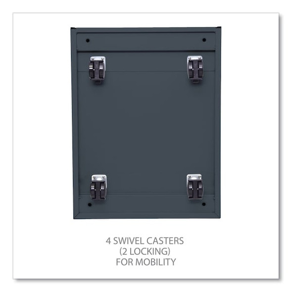 Alera Metal Pedestal File w/Full-Len,3-Drwer ALEPBBBFCH Alera Metal Pedestal File w/Full-Len,3-Drwer ALEPBBBFCH