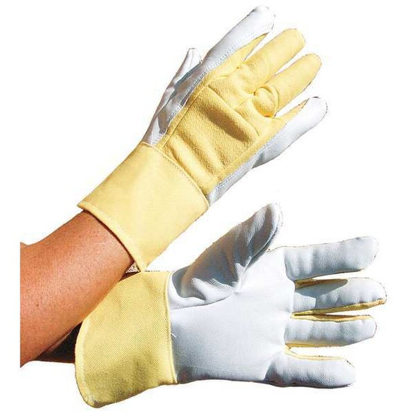 Impacto Anti-Vibration Gloves, Leather, M,PR US7904030