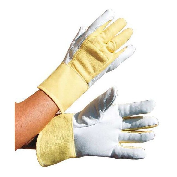 Impacto Anti-Vibration Gloves, Leather, M,PR US7904030