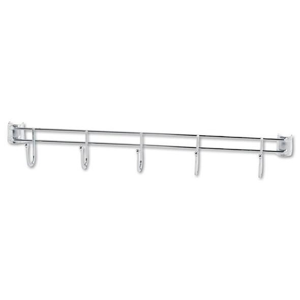Alera Hook Bars Wire Shelving,5 Hooks,24",PK2 ALESW59HB424SR