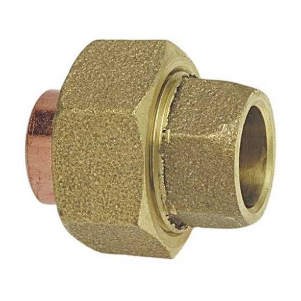 Nibco Union,Bronze,Cup21/2in,FTG21/2in 733-LF 2 1/2