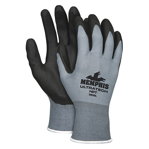 Mcr Safety Coated Gloves,Nylon,2XL,PR 9699XXL Mcr Safety Coated Gloves,Nylon,2XL,PR 9699XXL