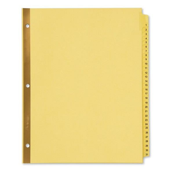 Avery Dennison Binder Index,1-31 Tabs,11x8-1/2,PK31 11308