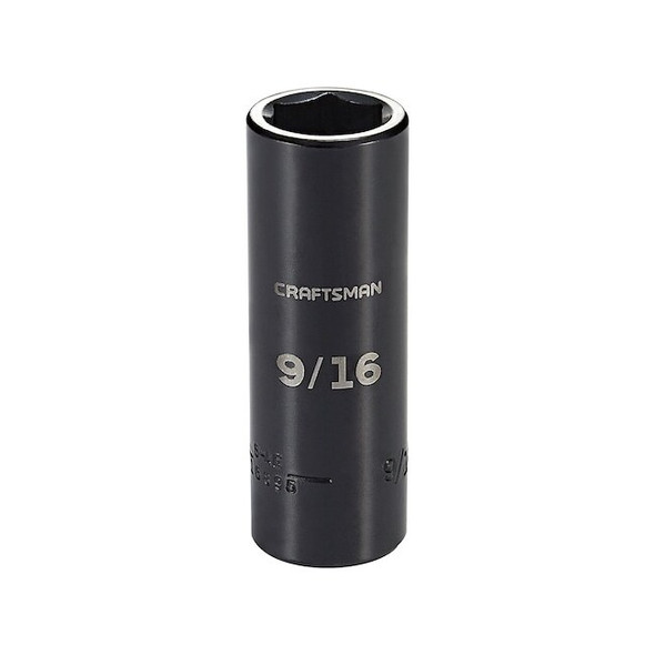 Craftsman Sockets, 3/8" Drive 9/16" SAE Deep Impac CMMT15895