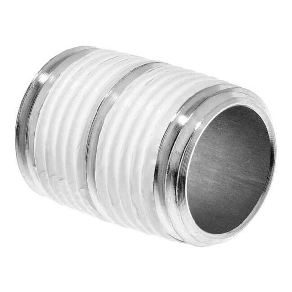 Manufacturer Varies Nipple,Schedule 40,1/2" ID,316 SS,1" L ZUSA-PF-2667