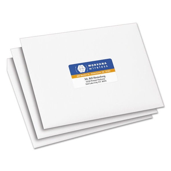 Avery Dennison Laser Label Color Print 18Up,White,PK450 6871