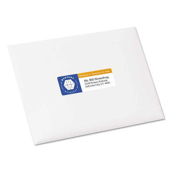 Avery Dennison Laser Label Color Print 12Up,White,PK300 6879