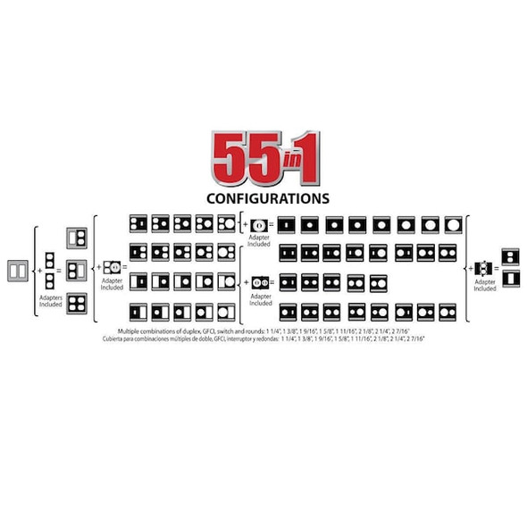 Taymac 2 -Gang Vertical Weatherproof Cover, ,Aluminum MX6200