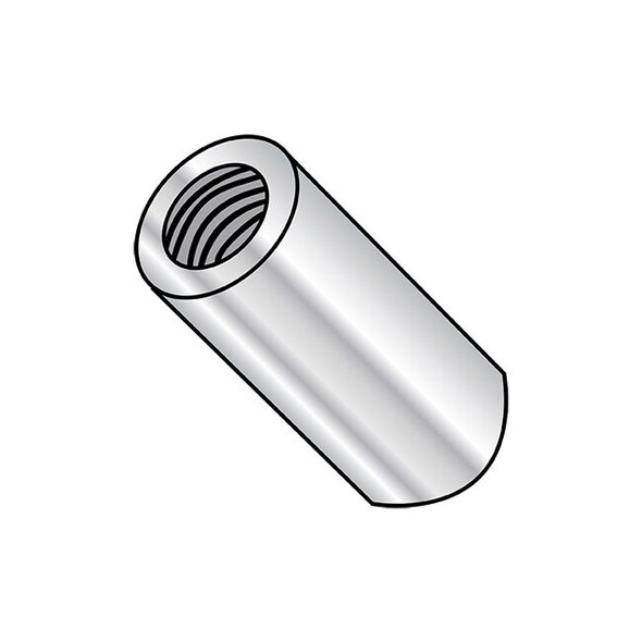 Round Standoffs, #8-32 Thrd Sz, 1/2 in Bd L, Aluminum 1/4 in OD, 1000 PK