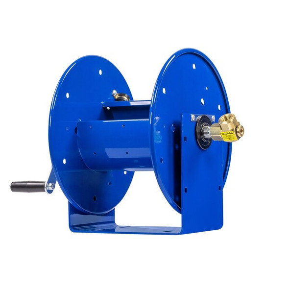 Coxreels Hand Crank Hose Reel,100 ft,3/8" ID,Blue 112-3-100