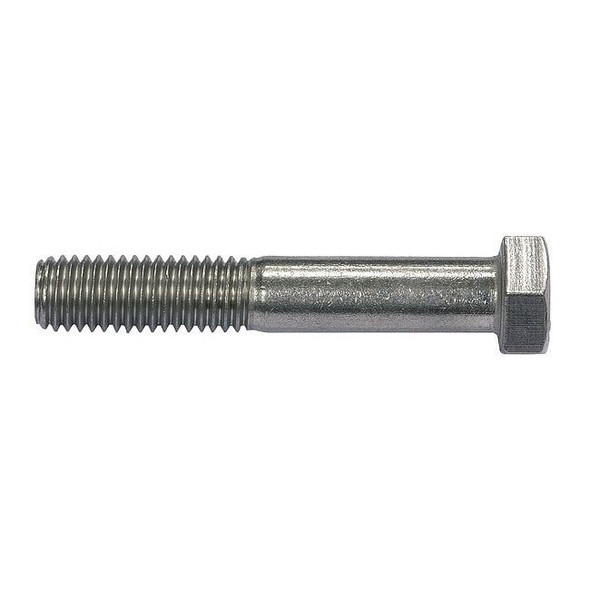 316, 3/4"-10 Hex Head Cap Screw, Plain Stainless Steel, 3-1/4 in L