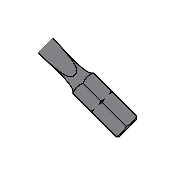 Manufacturer Varies Screwdriver Bits,10-12X1X1/4 SLO,PK200 39-538