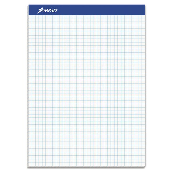 Ampad Dual Pad,Quadrille,100 Sheets,White 20-210