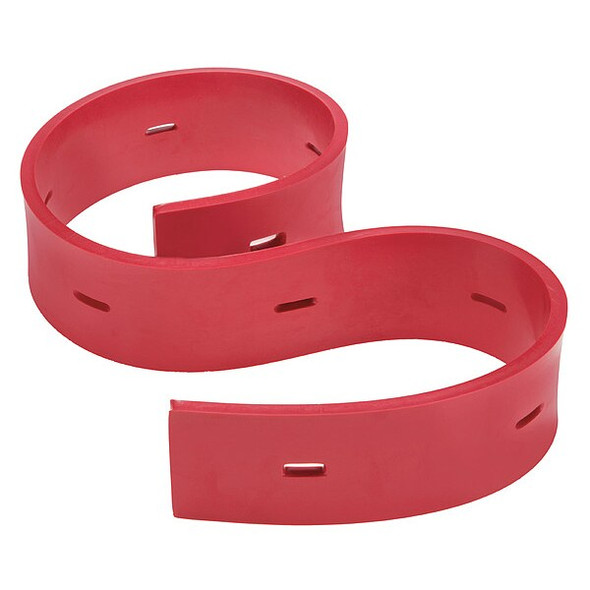 Tennant Rear Squeegee Blade,Rubber,Red 1253442