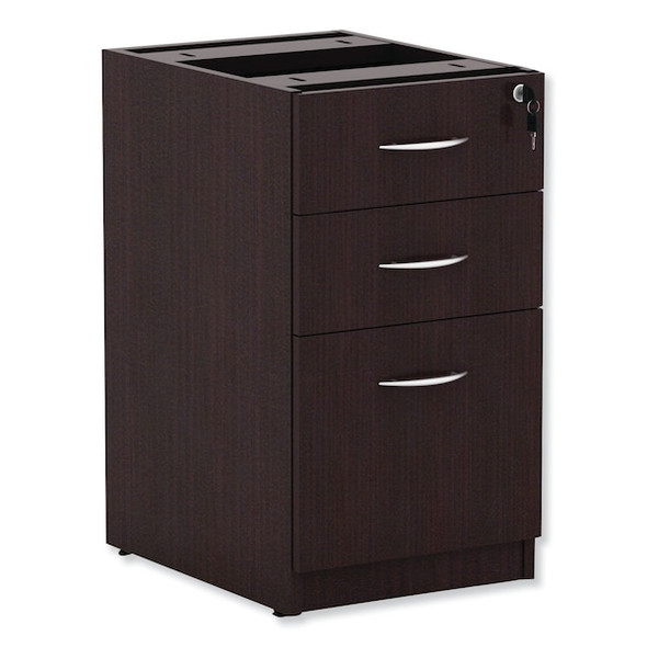 Alera Drawer Pedestal,Box/Box/File,Espresso VA532822ES