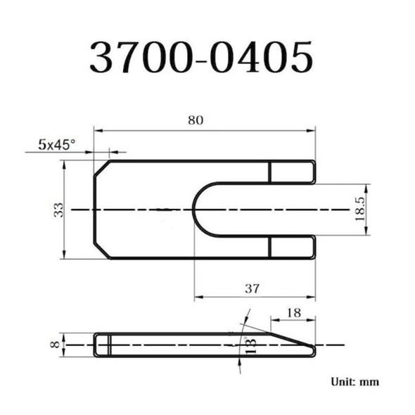 Hhip JT6 Or JT33 Drill Chuck Removal Wedge Set 3700-0405