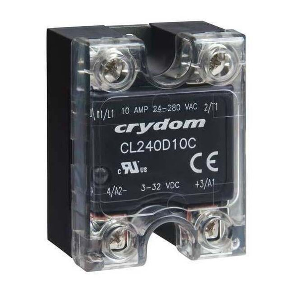 Crydom Solid State Relay, 1 Phase, Screw Clamp, Panel, Triac CL240D10C