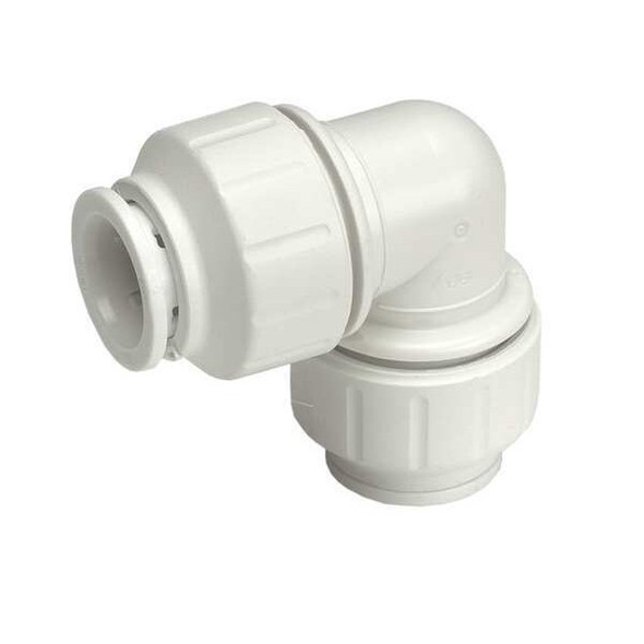 John Guest 90 Elbow Union,1 In. CTS,PEX,White PEI0336