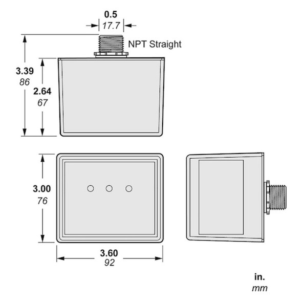 Square D Surge Protection Device, 3 Phase, 600V AC, 3 Poles, 3 Wires SDSA3650D