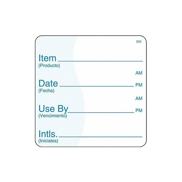 Daymark Shelf Life Label,2 In. H,2 In. W,PK250 112438
