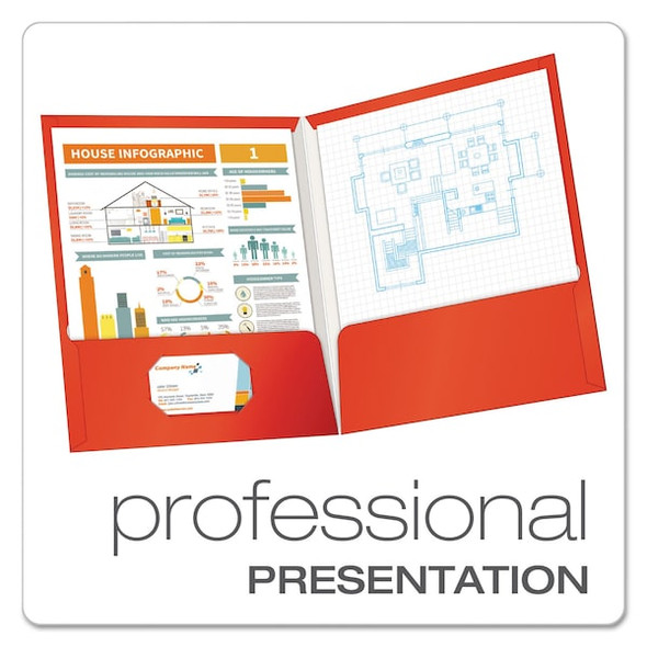 Oxford LaminatedPaperboardFolder,,PK25 51711