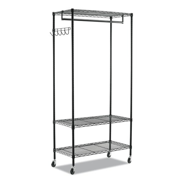 Alera Shelving Garment Rack,Coat Rack,Stand Al ALEGR364818BL Alera Shelving Garment Rack,Coat Rack,Stand Al ALEGR364818BL