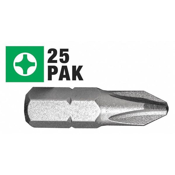 Century Drill & Tool S2 Screwdriving Bit - Phillips 69012