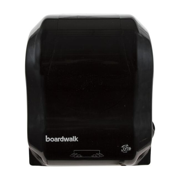 Hands Free Mechanical Towel Dispenser, 13.25" x 16.25" x 10.25", Black