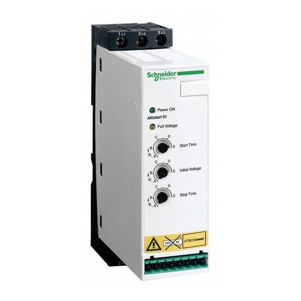 Schneider Electric Soft Start, With Bypass ATS01N222RT