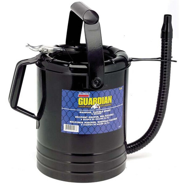 Lincoln Industrial Quart Flexible Spout Measuring Can,5 LING525