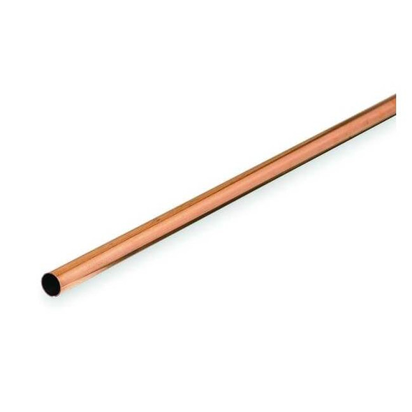 Streamline Straight Tubing, 5/8 in Outside Dia, 5 ft Length, L LH04005