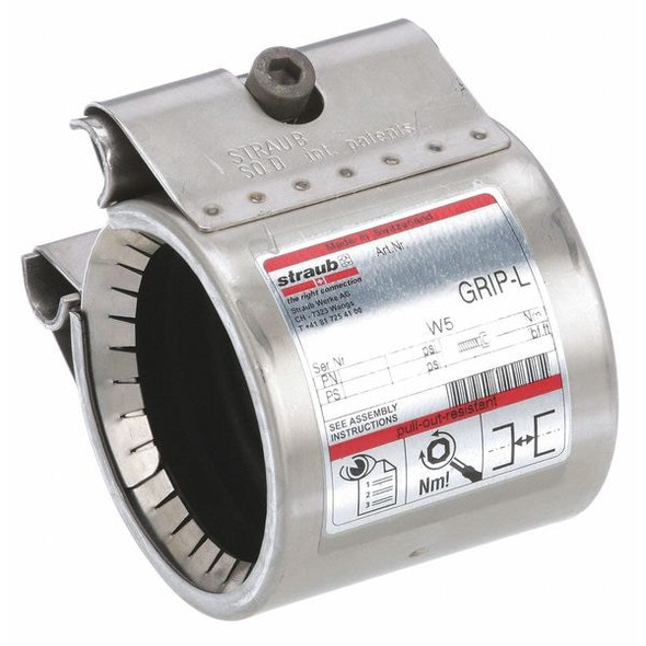 Straub Grip Pipe Coupling,1-1/4"Pipe,w/ Insert G20200-SI