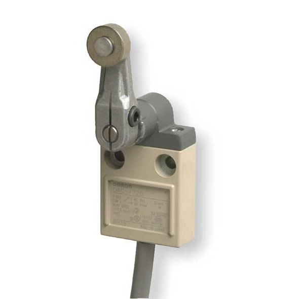 Limit Switch, Roller Lever, Rotary, SPDT, 5A at 240V AC, Actuator Location: Side