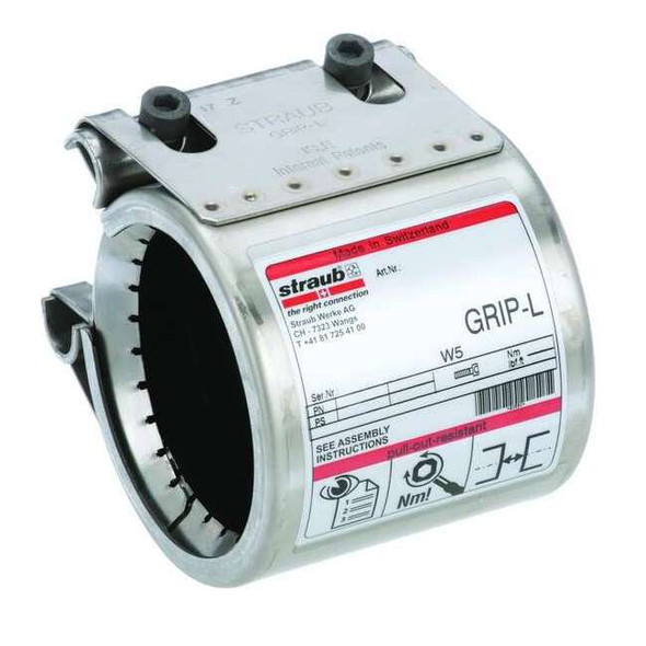 Straub 2-1/2" 316 SS Grip L Coupling G20500-SI